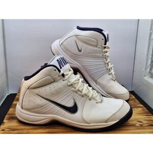 Nike‎ Mens The Overplay VI 443456-102 White Basketball Shoes Lace Up Size US 10